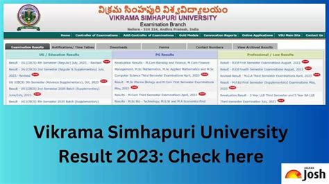 vsu 1st sem results|VSU Result 2023 OUT: Direct Link to Download UG and PG .